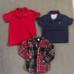 Preowned Polo Ralph Lauren, Target Vineyard Vines, Baby Gap Tops Bundle